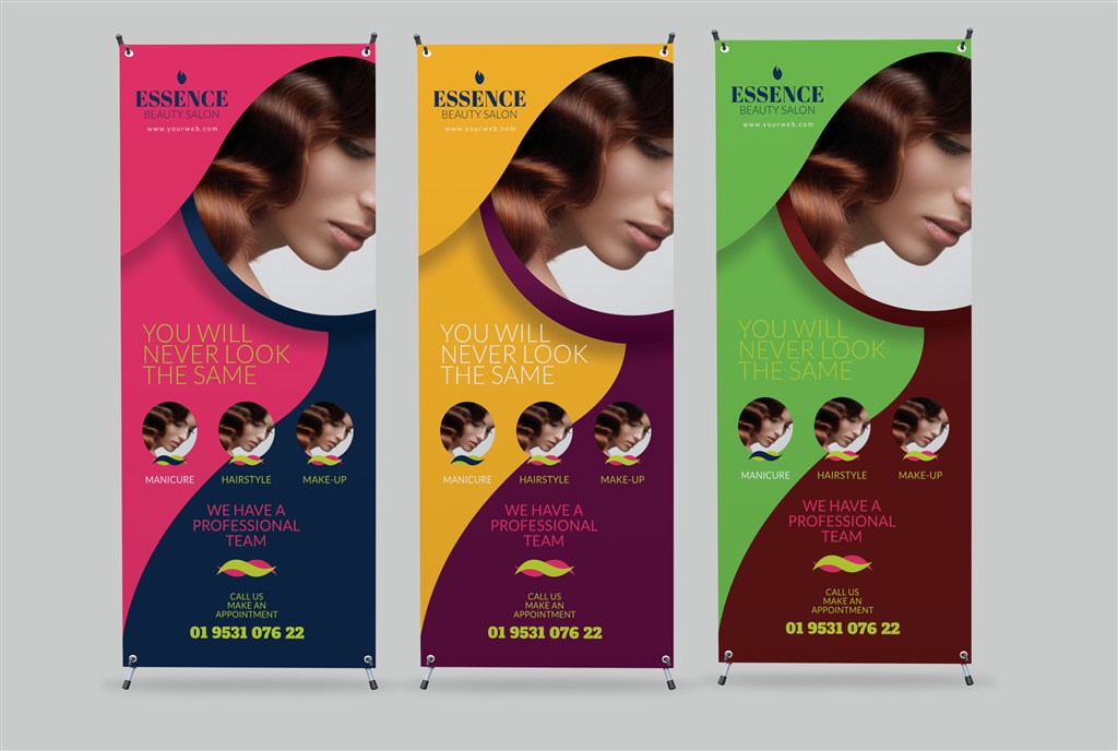 易拉宝X展架海报样机