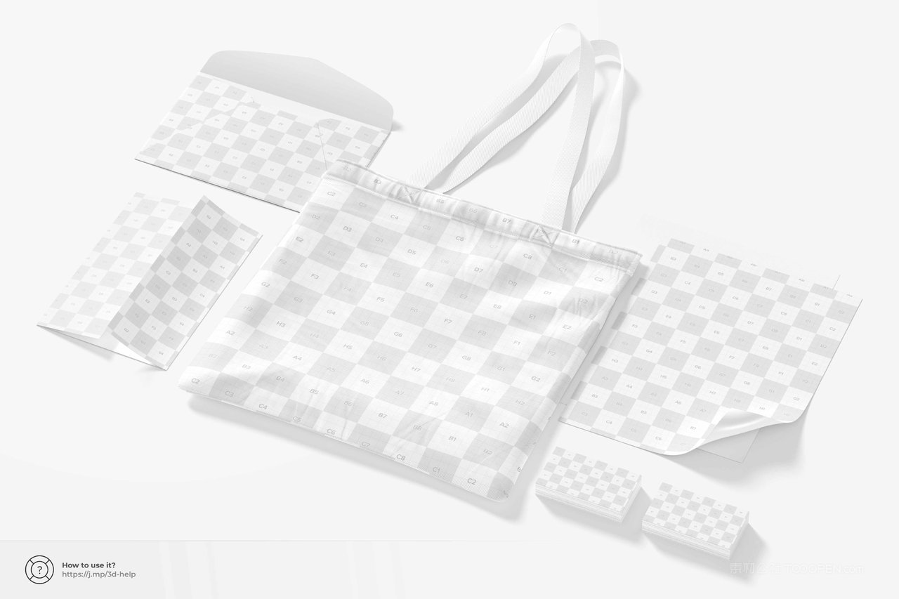 手提包样机素材