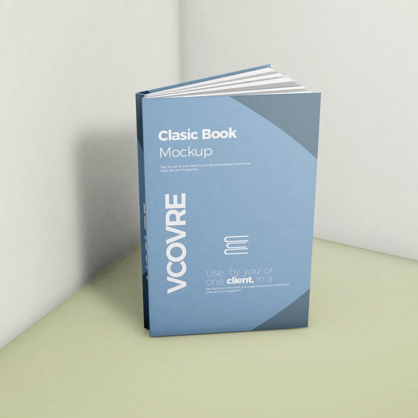 简洁商务宣传画册企业ps样机 (4)