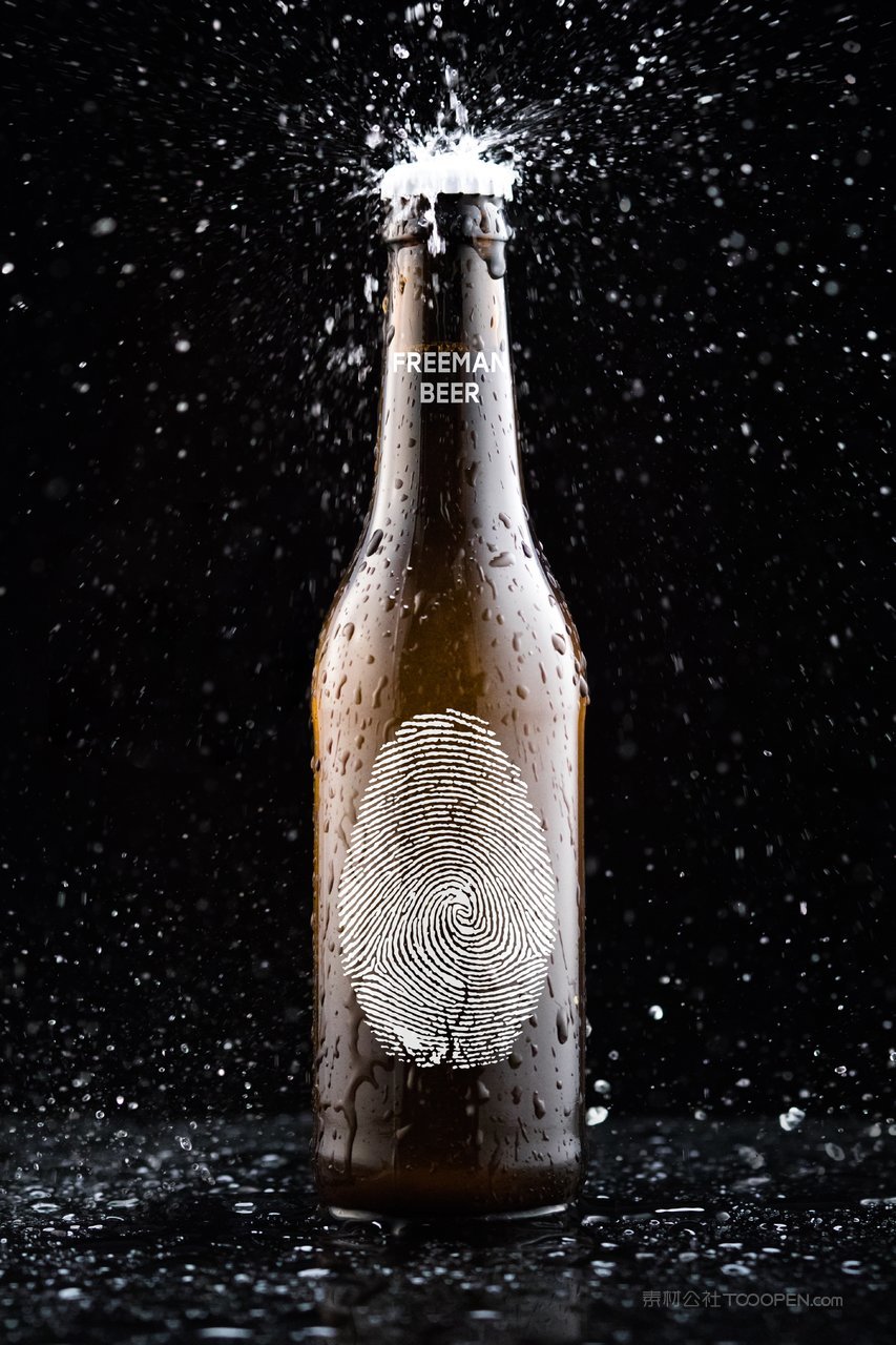 啤酒瓶装包装样机