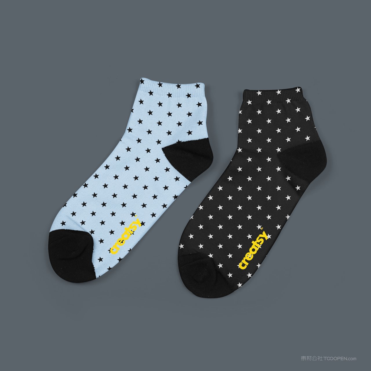 运动长袜子运动袜图案展示样机 (10)