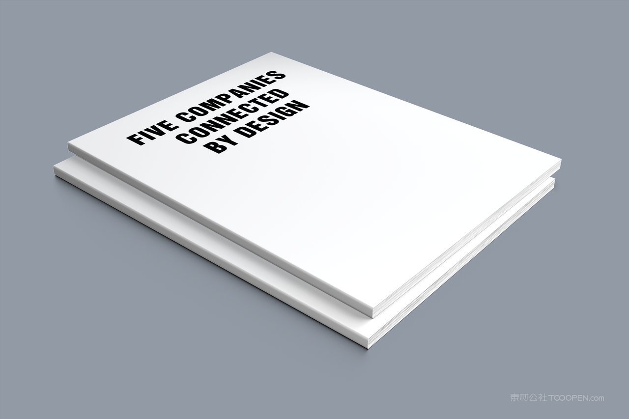 书本画册本子贴图样机