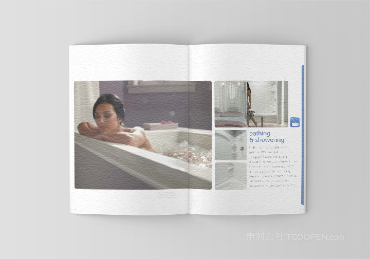 家装杂志竖版骑马钉画册样机 (2)