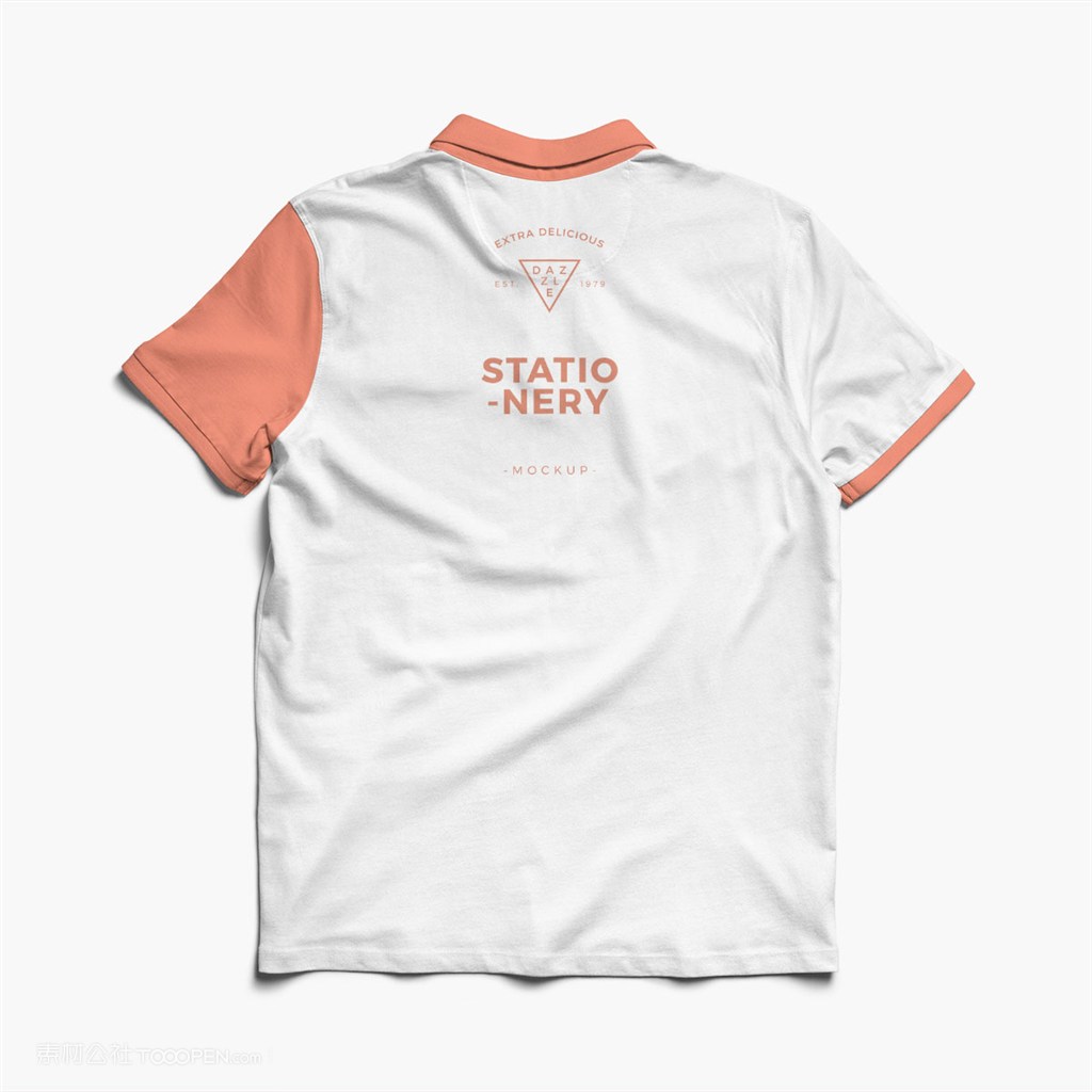 服装品牌T恤背面样机