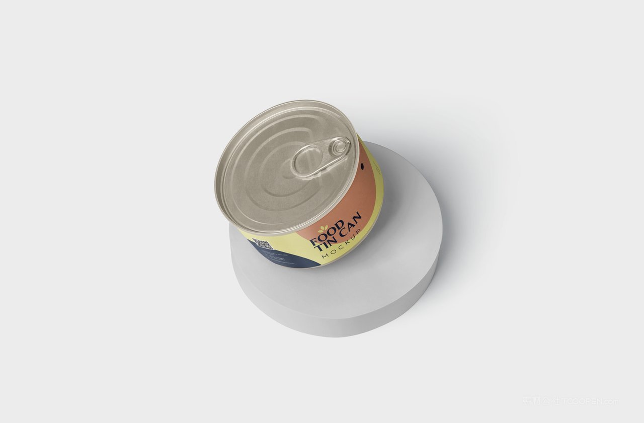食品矮罐头包装罐形包装展示样机 (2)