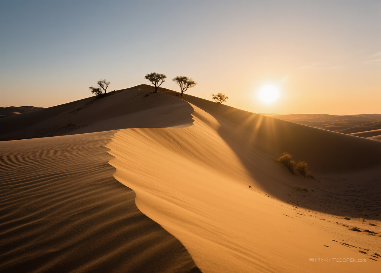 唯美自然风景日出云彩美丽云层天空风光