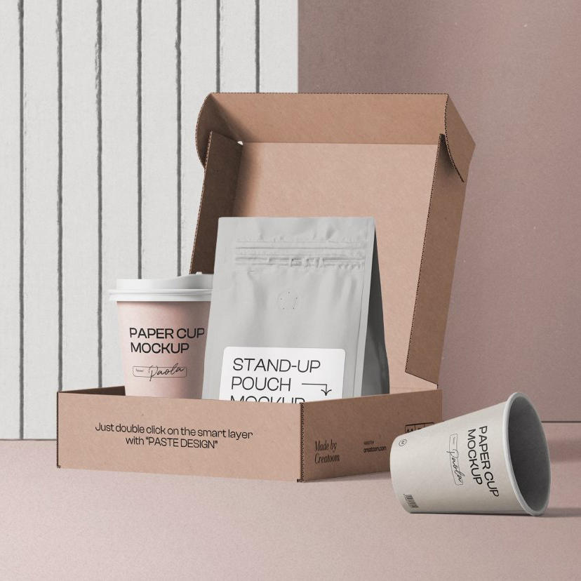 高级产品包装场景样机 (4)