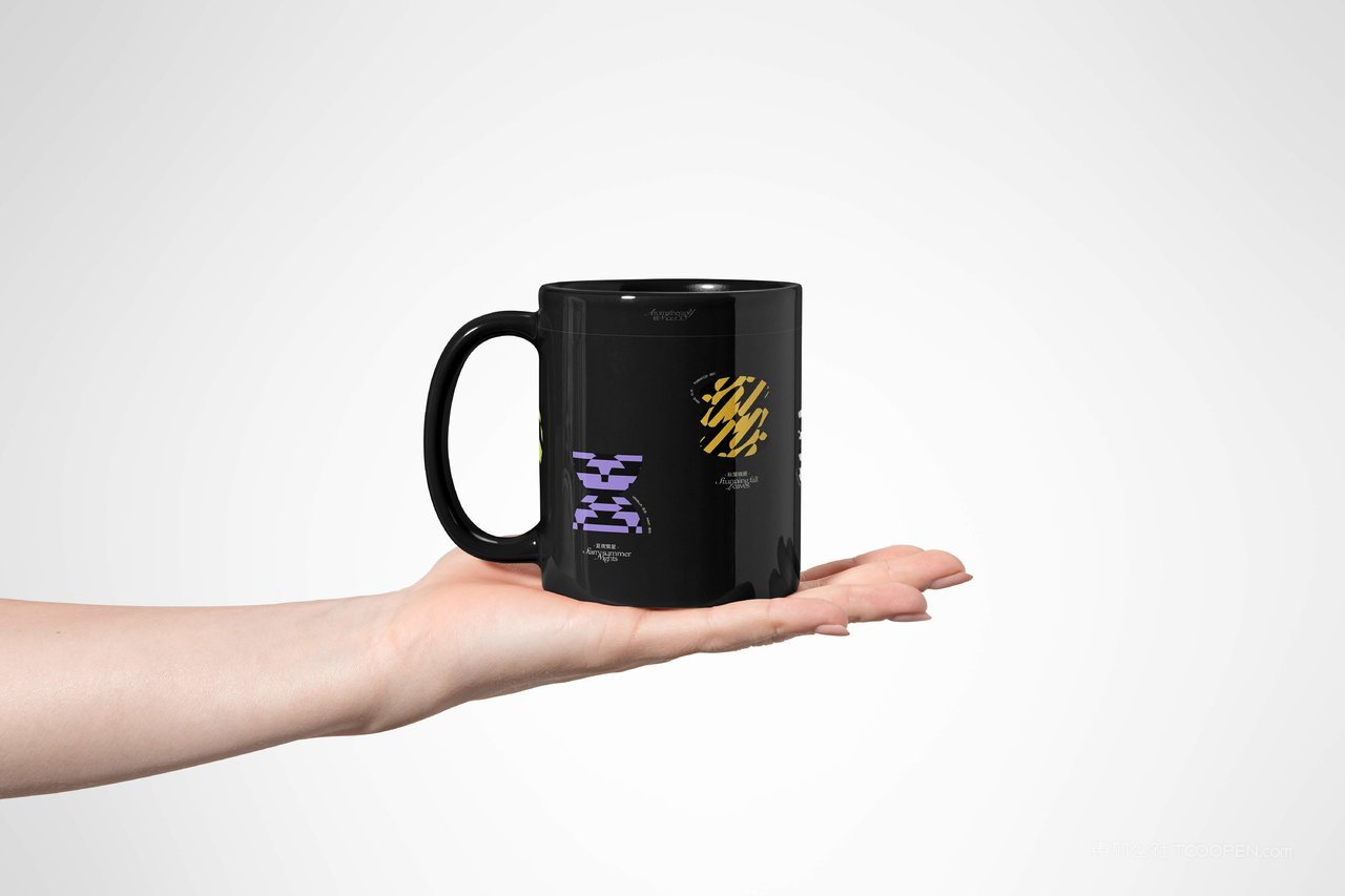 小众艺术书籍纸袋咖啡杯海报灯箱名片文件袋电脑平板ps样机 (35)