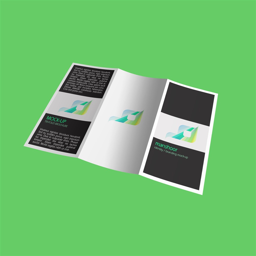 三折页样机模版