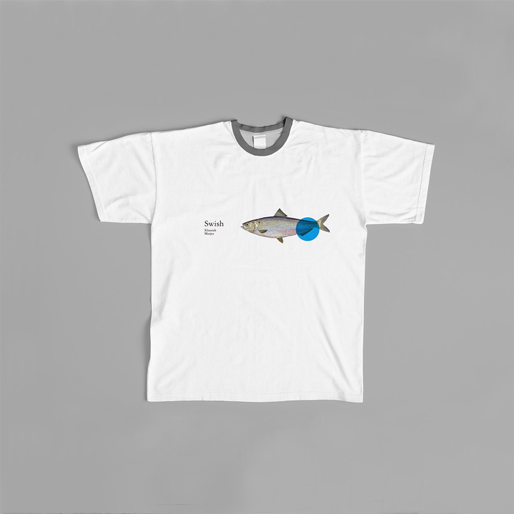 海鲜餐厅viT恤logo样机模板