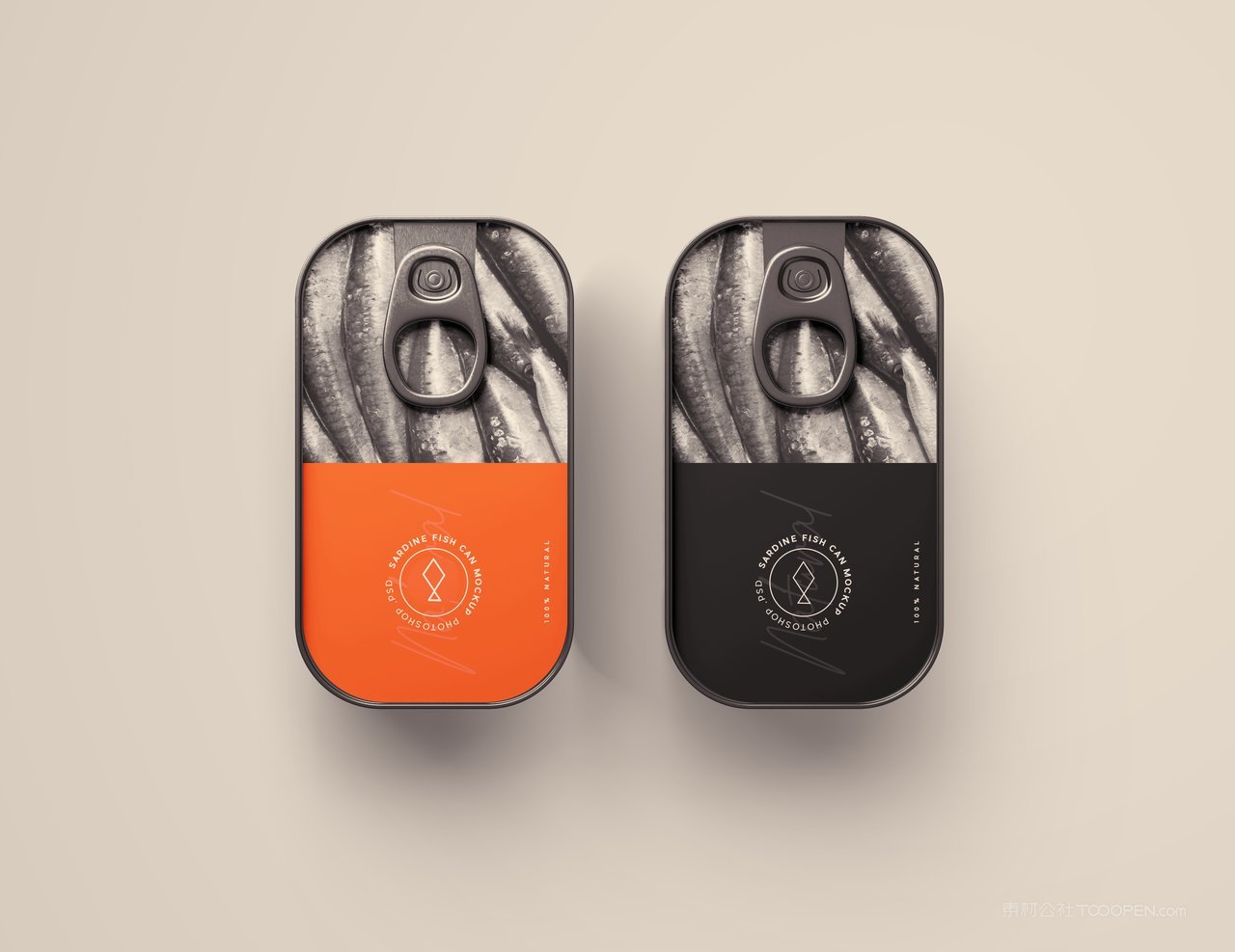 食品罐头包装罐形包装展示样机 (12)