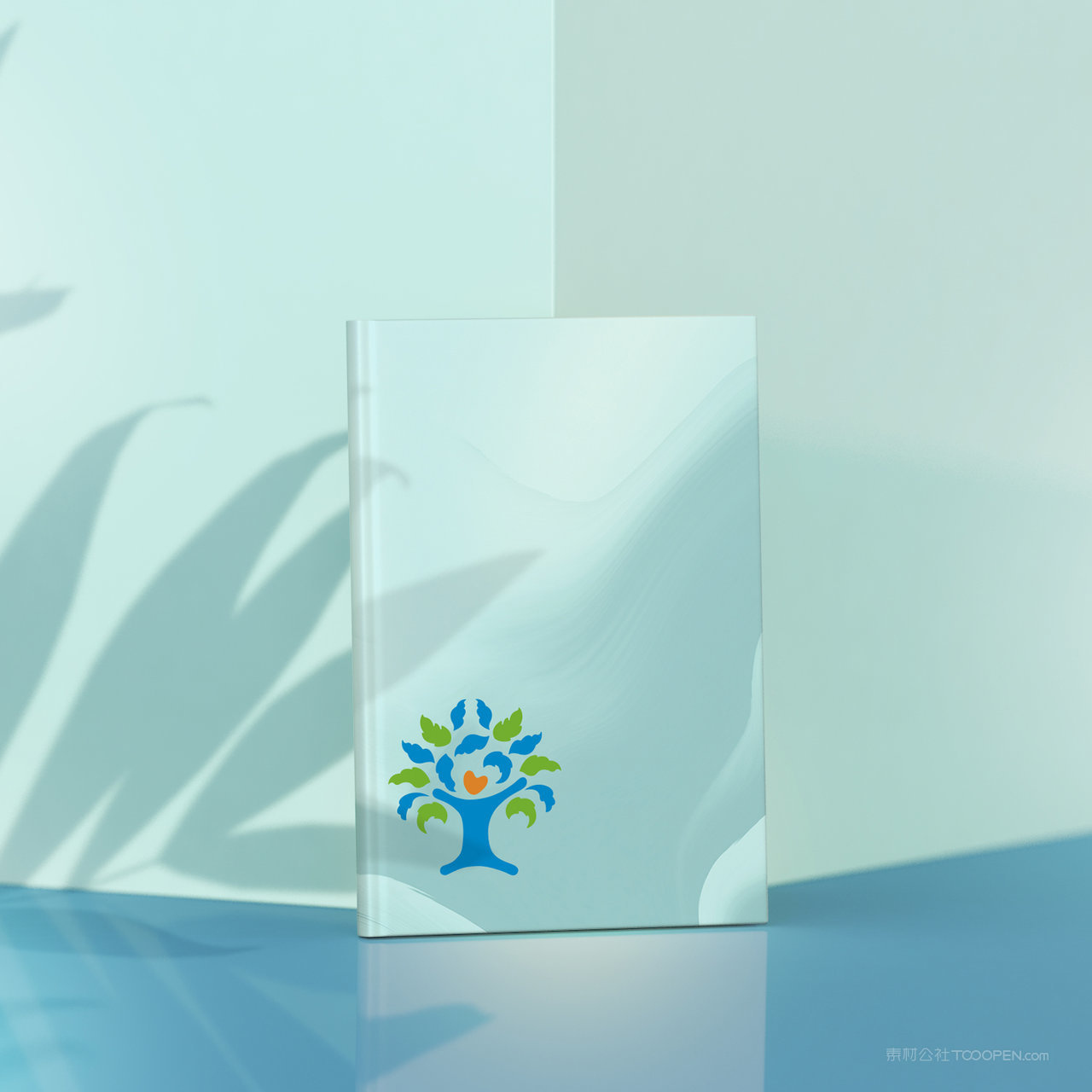 书籍画册展示场景贴图样机