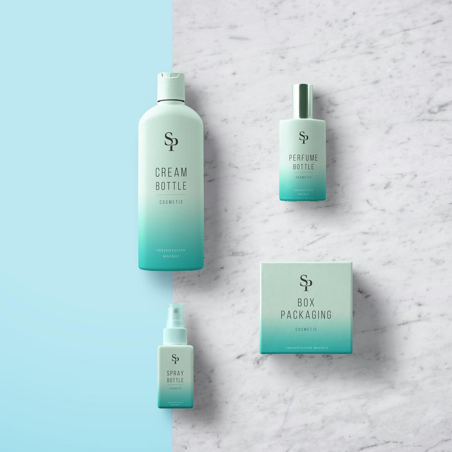 洗护用品场景样机