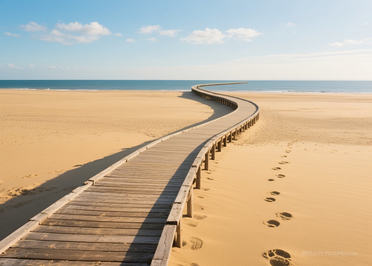 海滩唯美自然海景大海海边天空风景景观