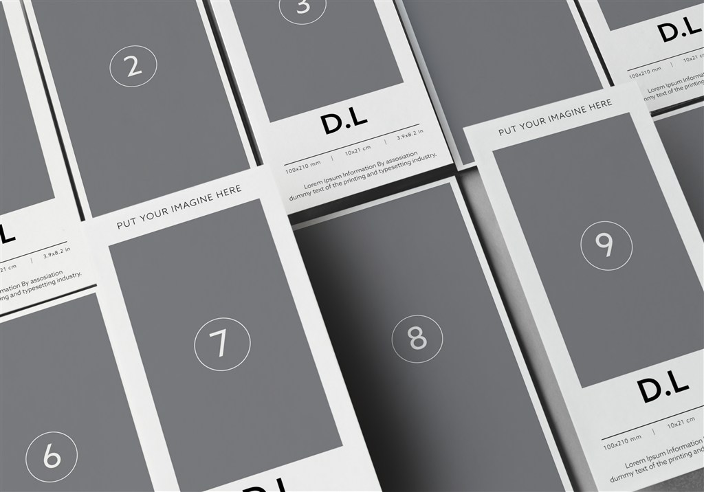 宣传单DM单页样机智能模板