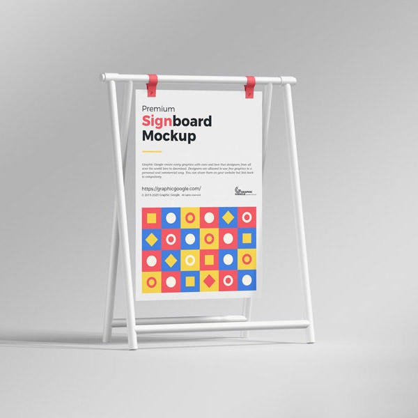 高级标志牌样机