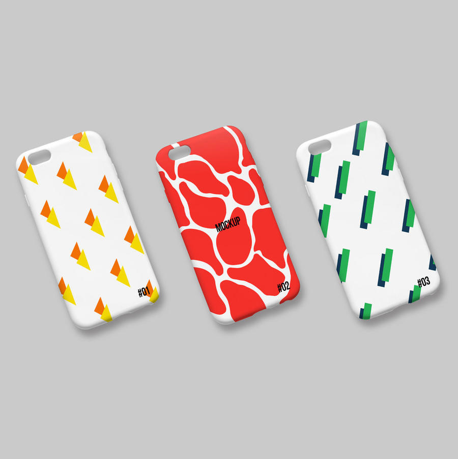 手机壳贴图样机素材