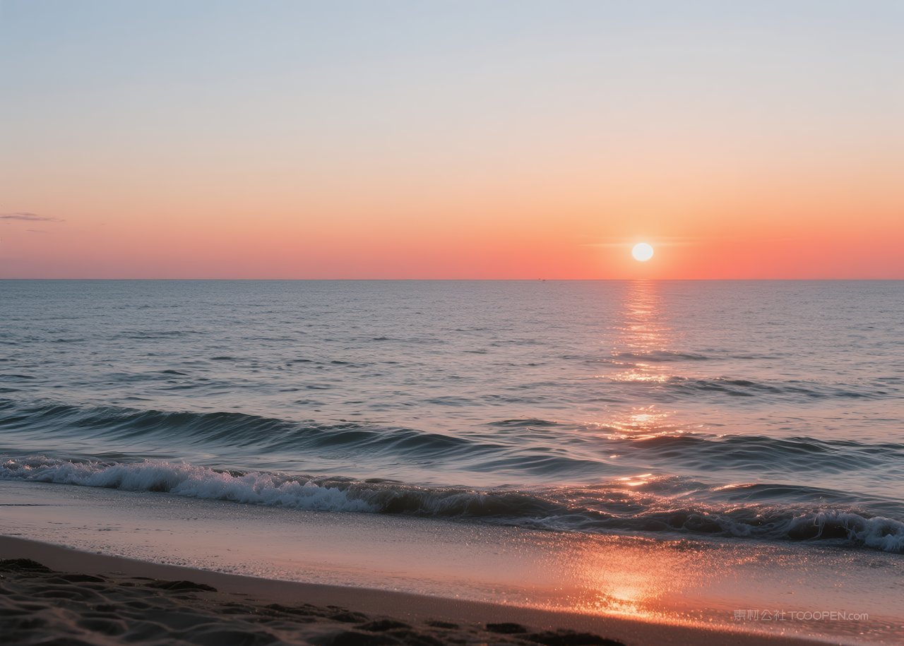 自然海边大海海滩天空风景唯美海景