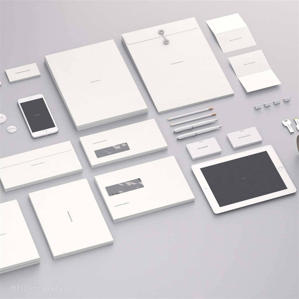 iphone手机ipad平板电脑马克杯名片信纸信封胶带笔记本贺卡信息卡样机