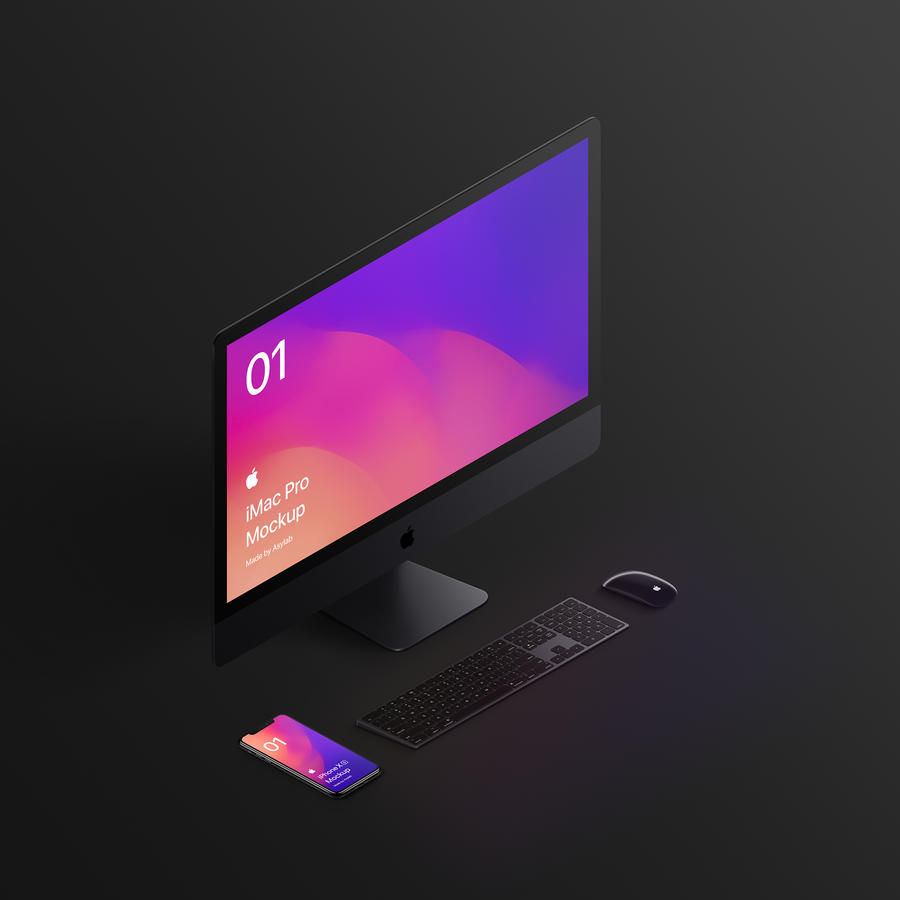 电脑样机 imac pro贴图样机