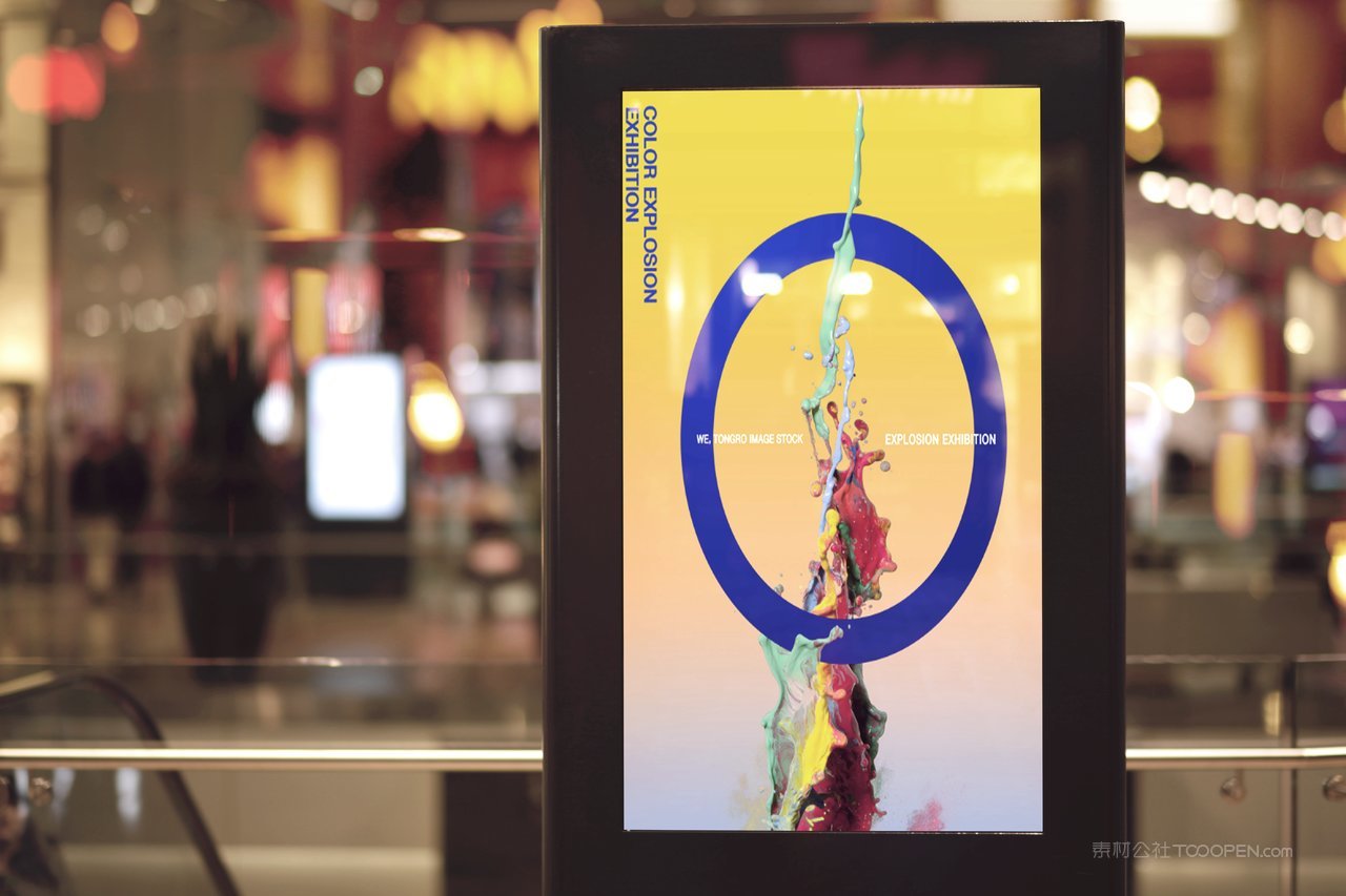 户外灯箱海报场景样机 (5)