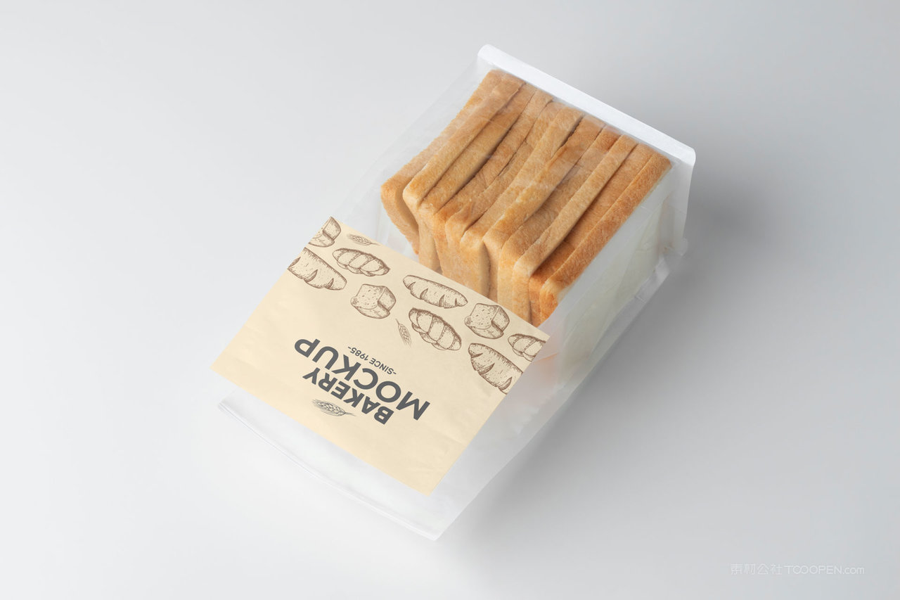 【2119期】糕点切片面包透明包装袋样机 (8)