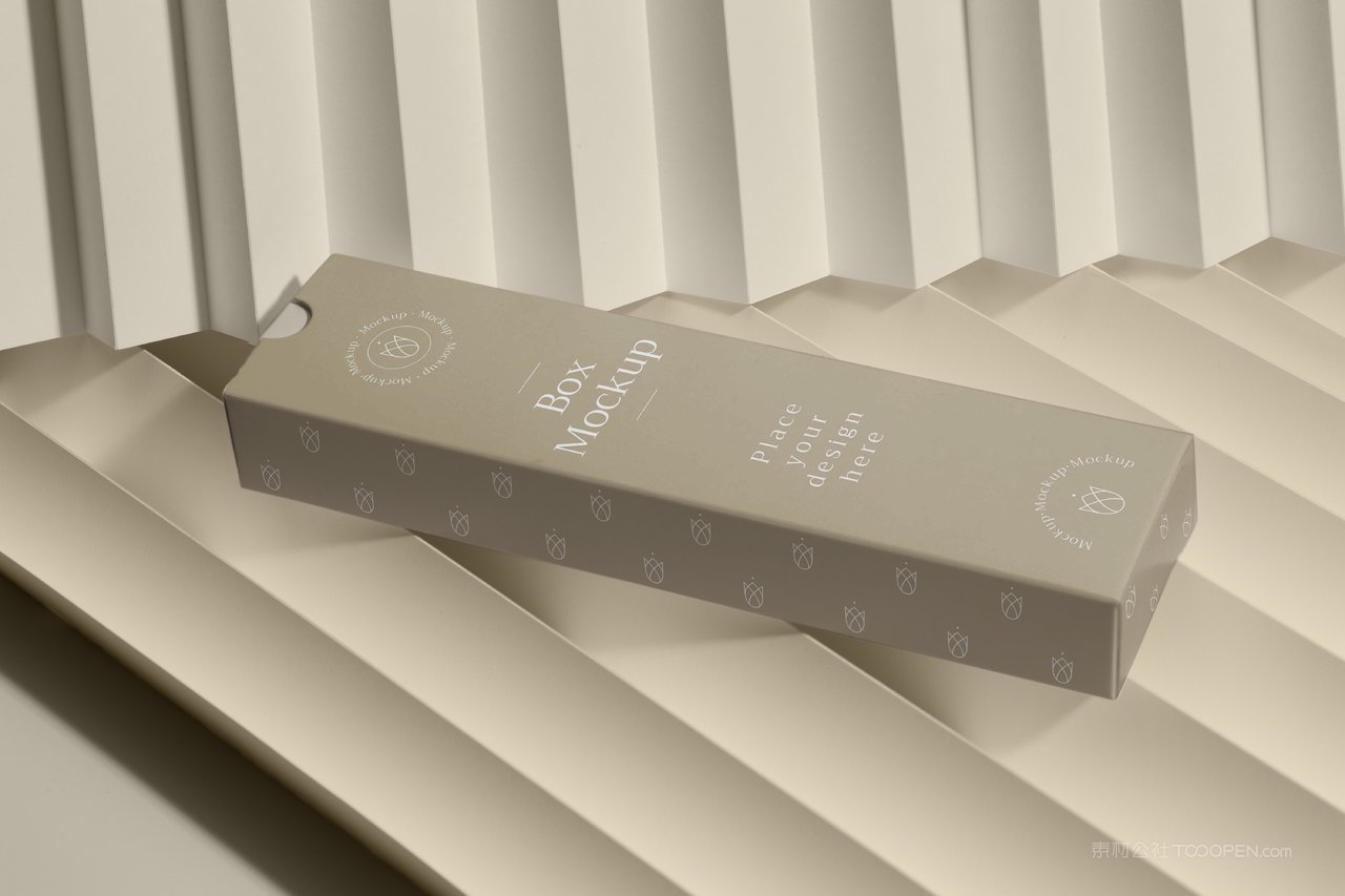 米色文艺光影精品纸盒纸箱样机 (8)