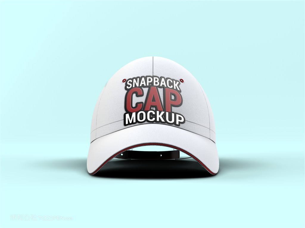 棒球帽子服饰贴图样机PSD
