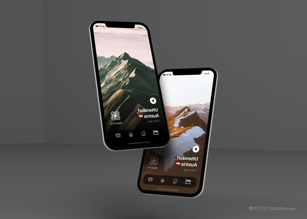 智能手机样机psd模板