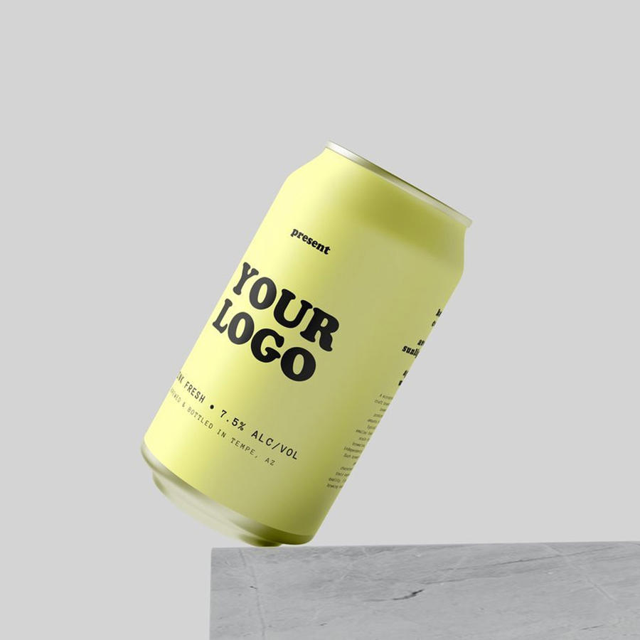 汽水易拉罐展示样机