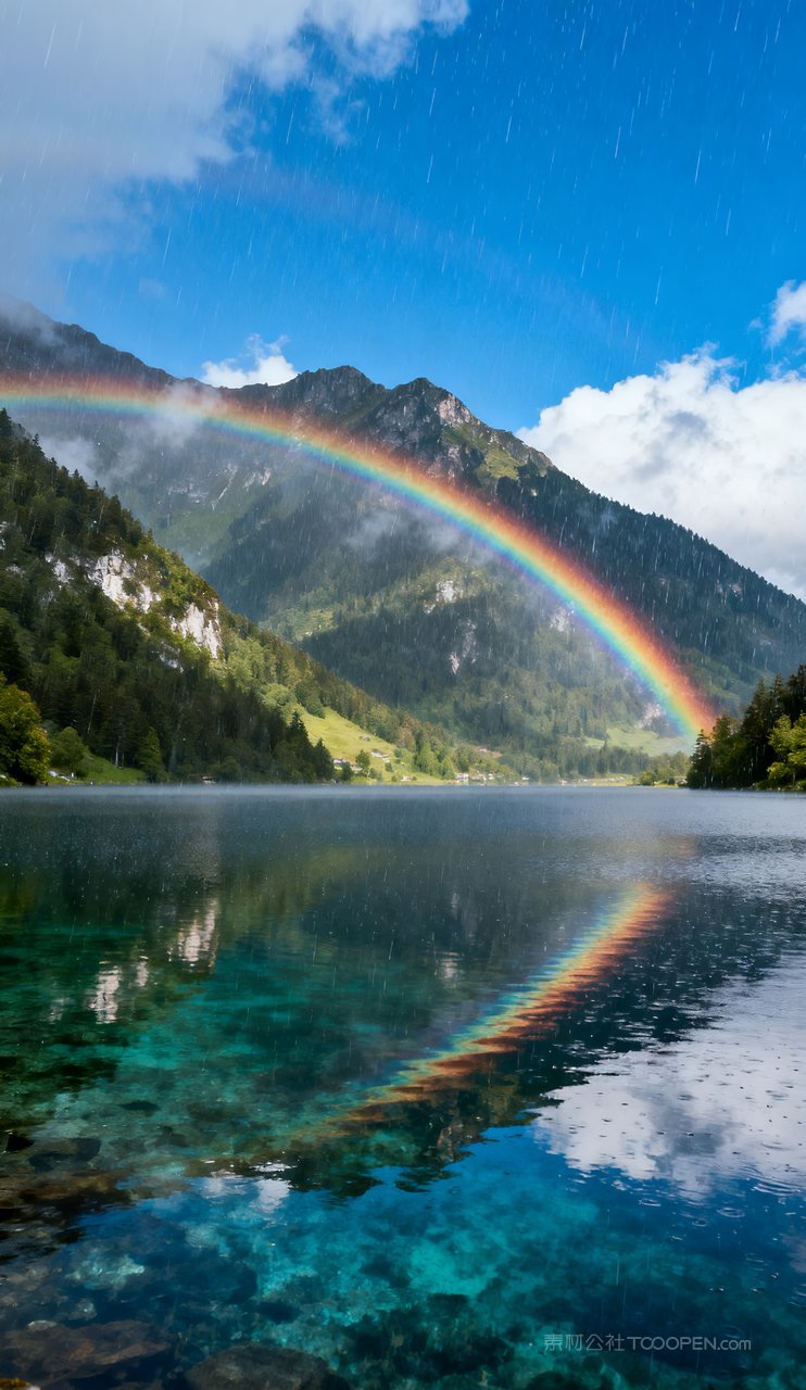 青山高清山水天空意境山峰唯美蓝天