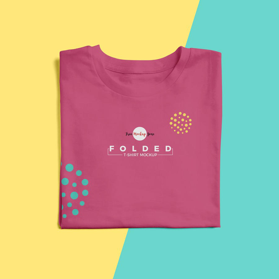折叠T恤样机