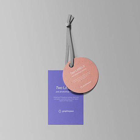 服装吊牌样机模板