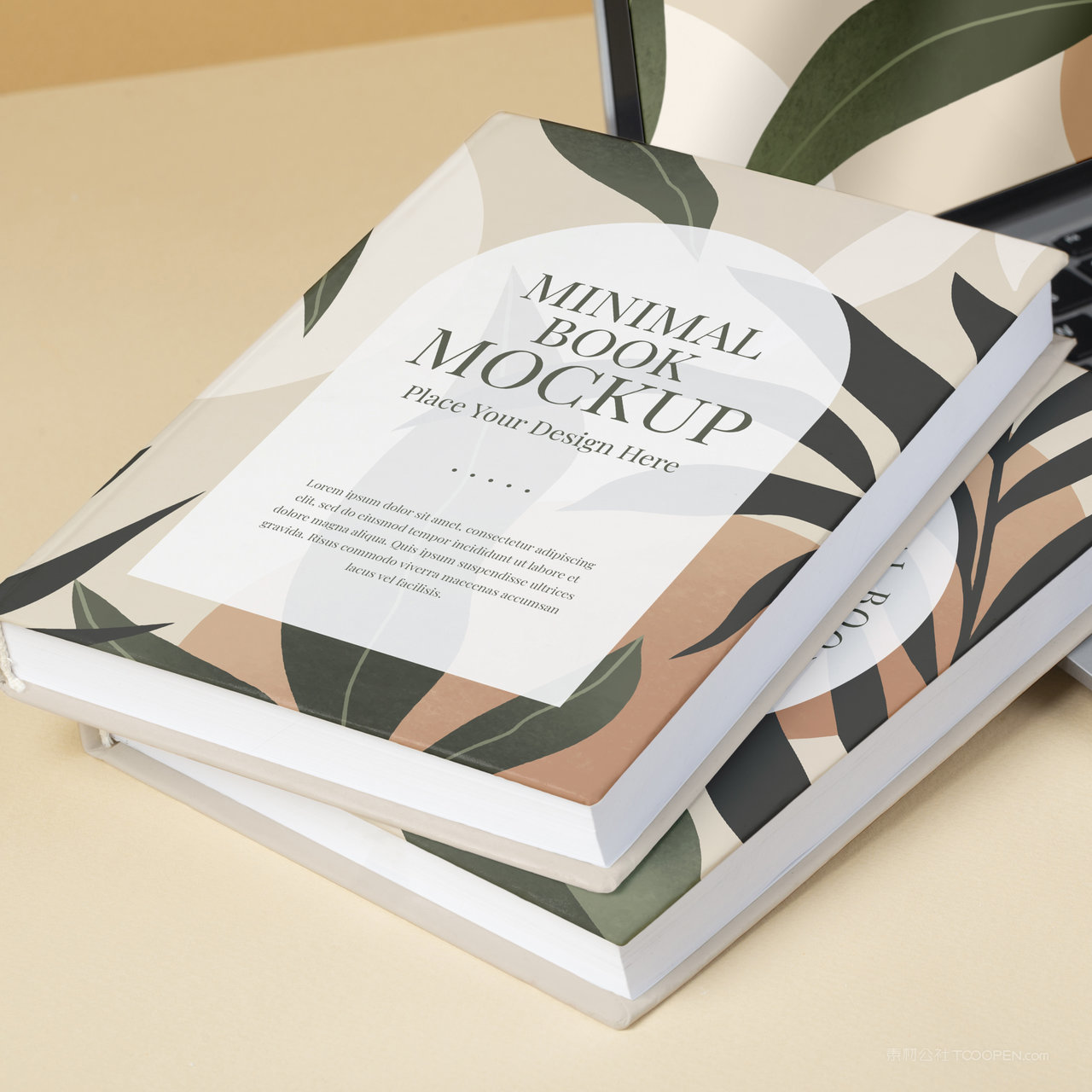 精美的产品画册书籍贴图样机