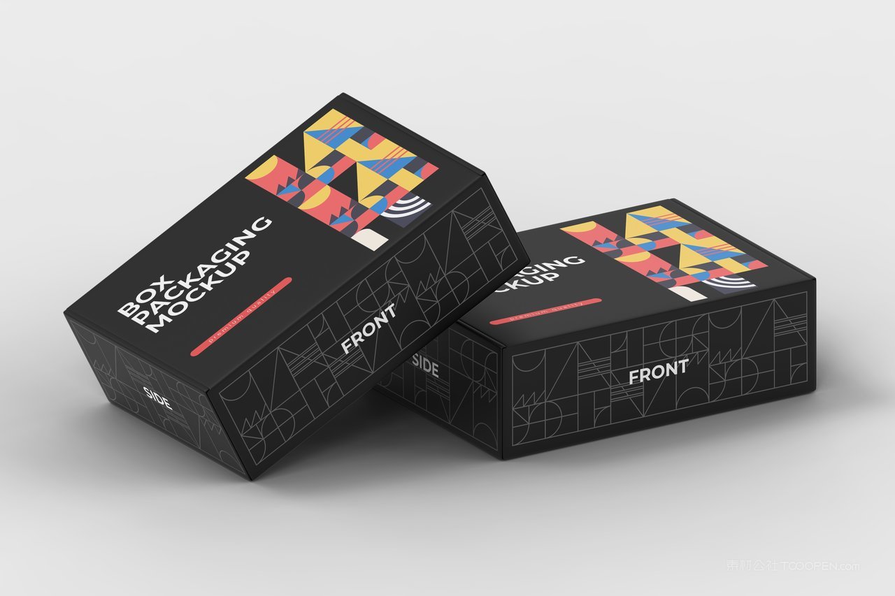 【2064期】飞机盒纸盒贴图样机 (15)