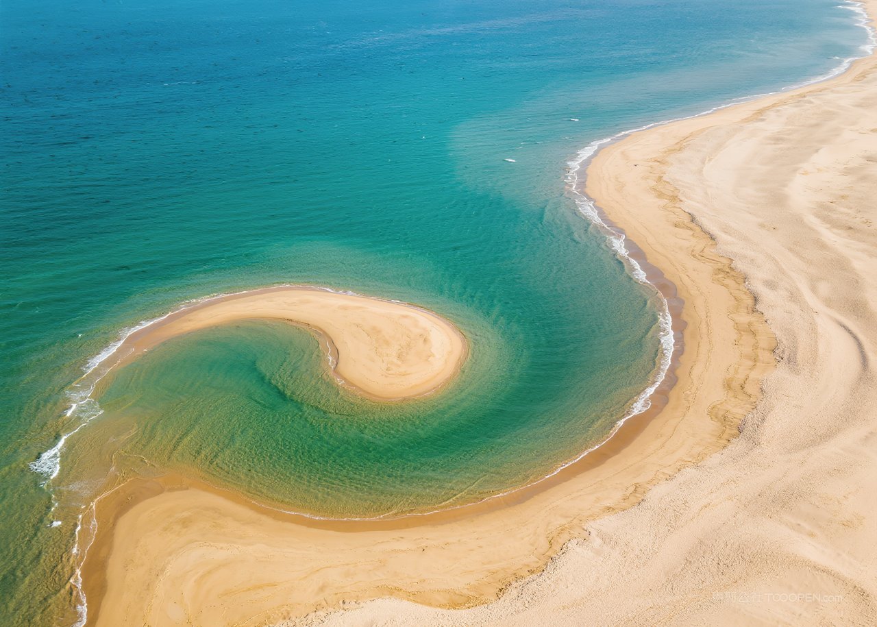 海滩海边大海海景景观天空自然唯美风景