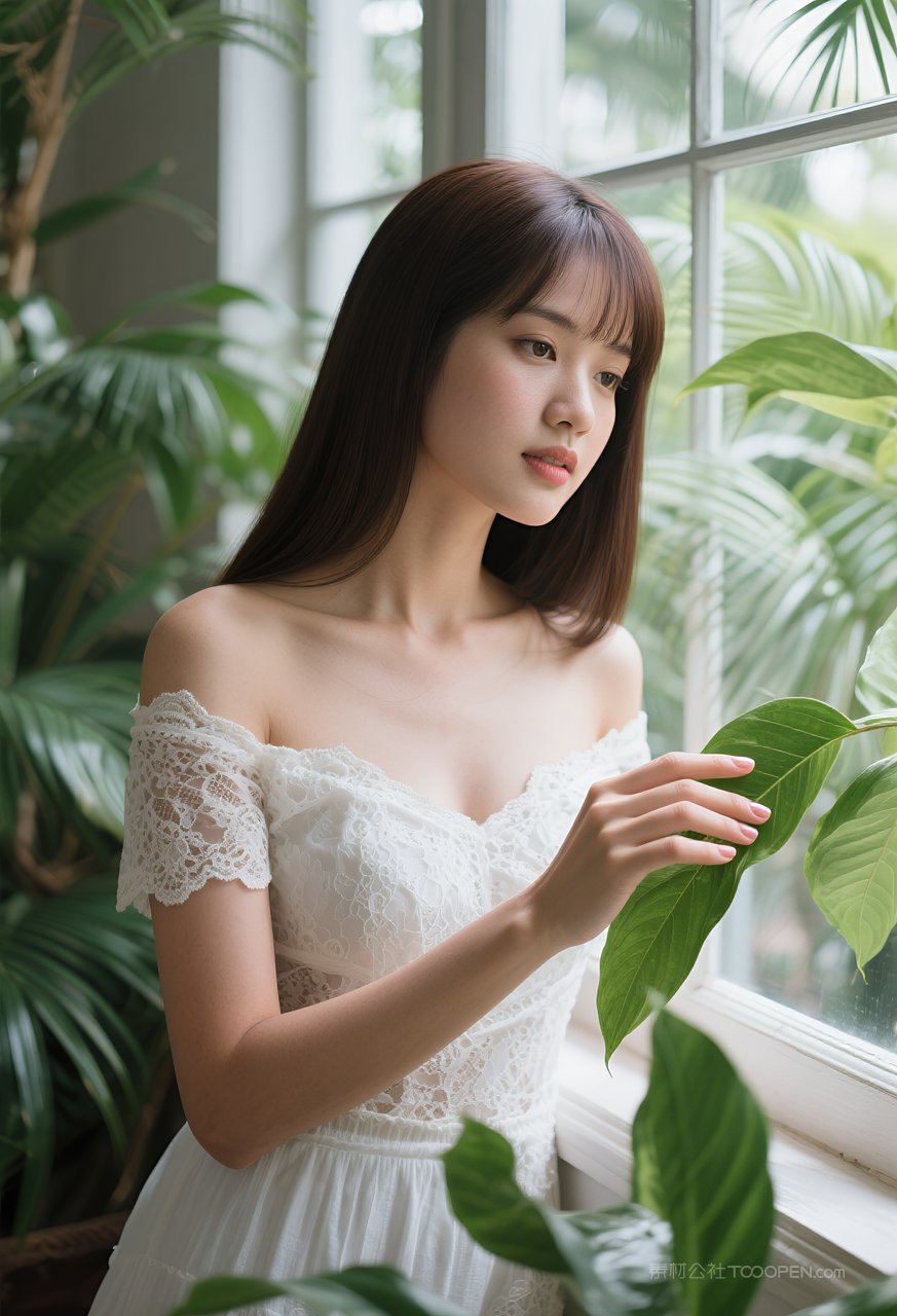 美女性感唯美气质写真女性优雅少女