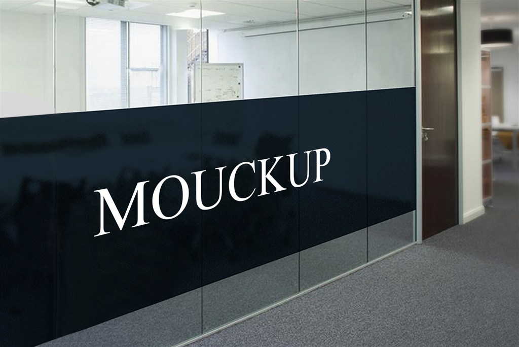 形象墙展示效果图样机