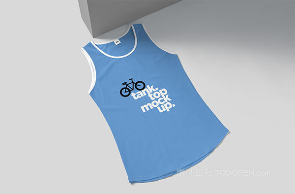 平整摆放的背心样机