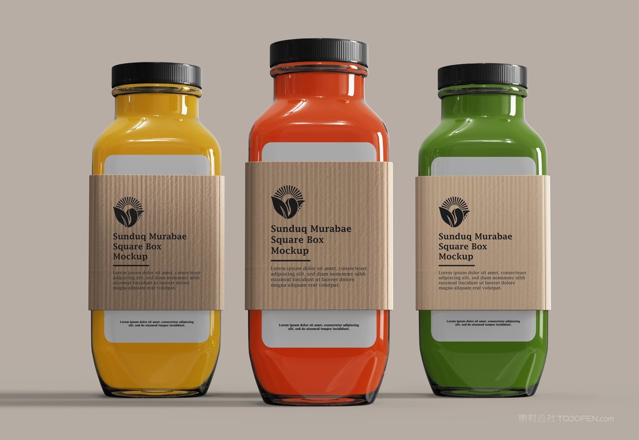 【2069期】果酱果汁玻璃瓶样机 (8)