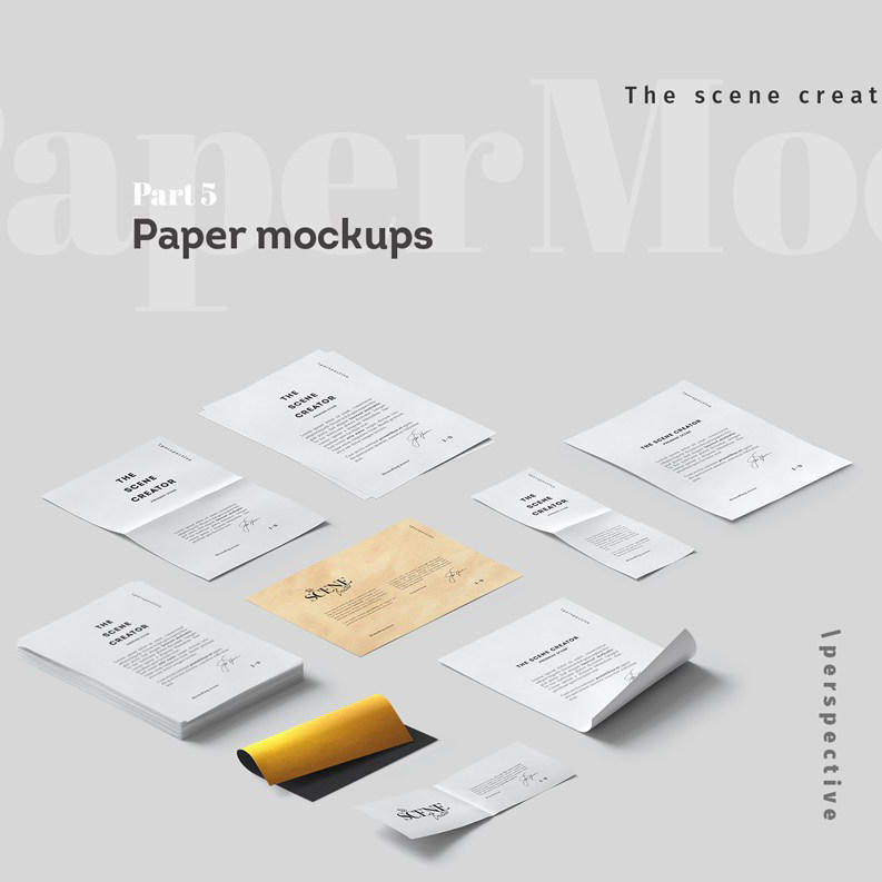 海报宣传单DM样机