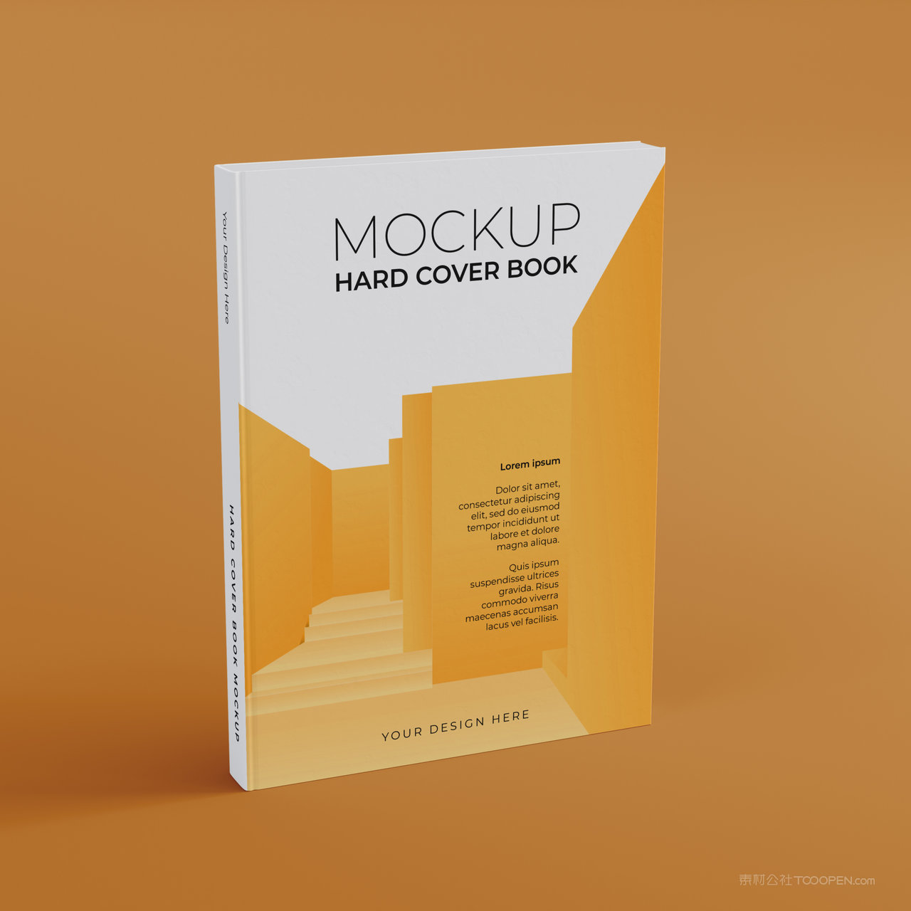 书本产品画册封面设计展示贴图样机