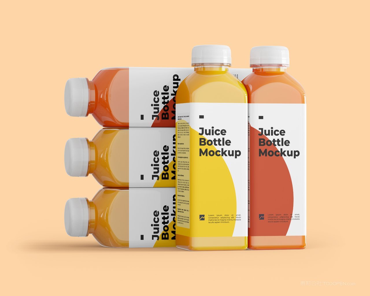 果汁包装样机模板