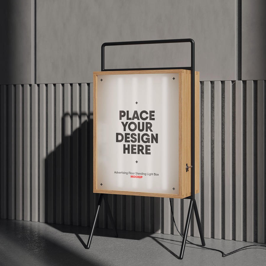 灯箱广告位样机