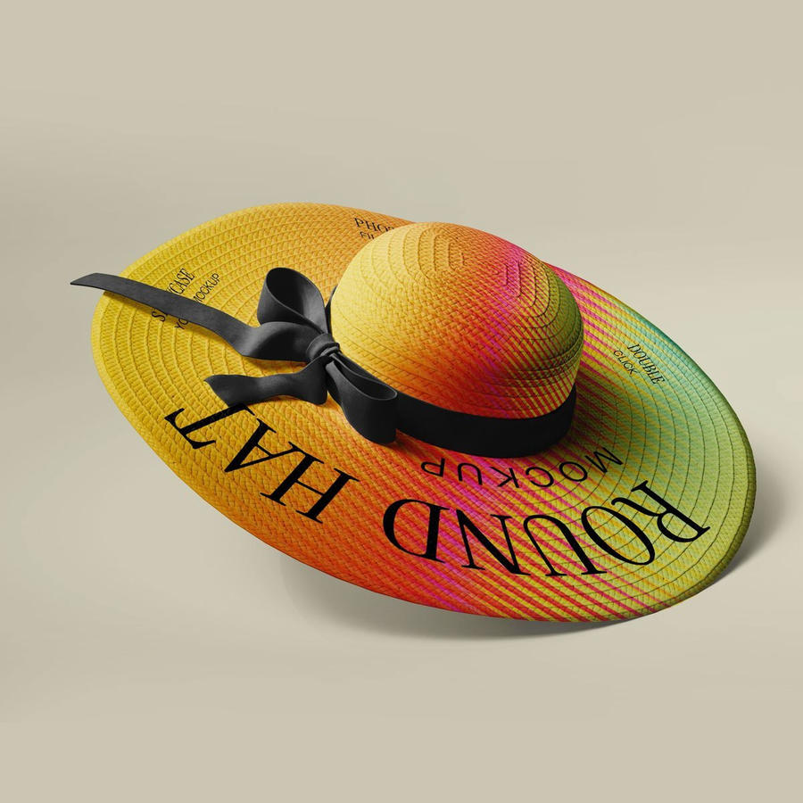 草帽遮阳帽样机