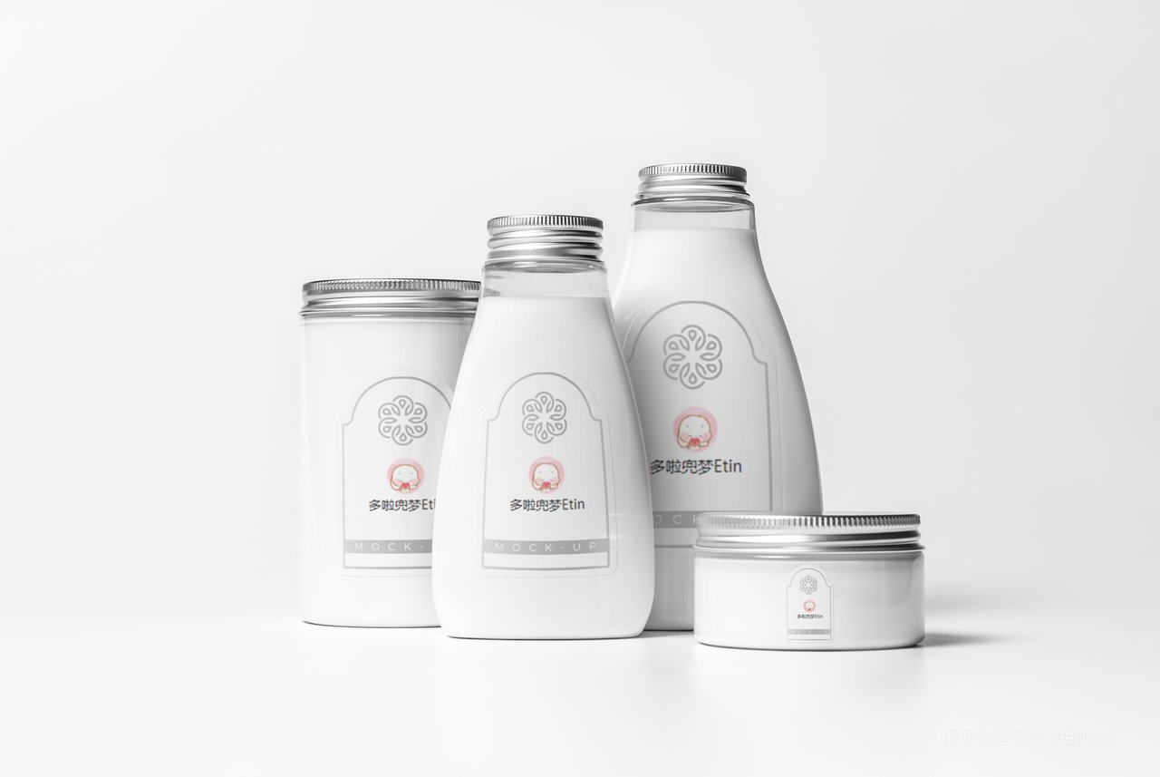 白色洗护护肤品包装样机 (3)