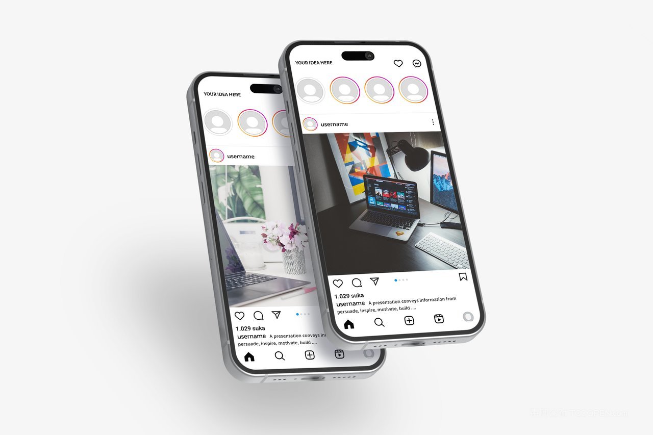 手机Instagram样机