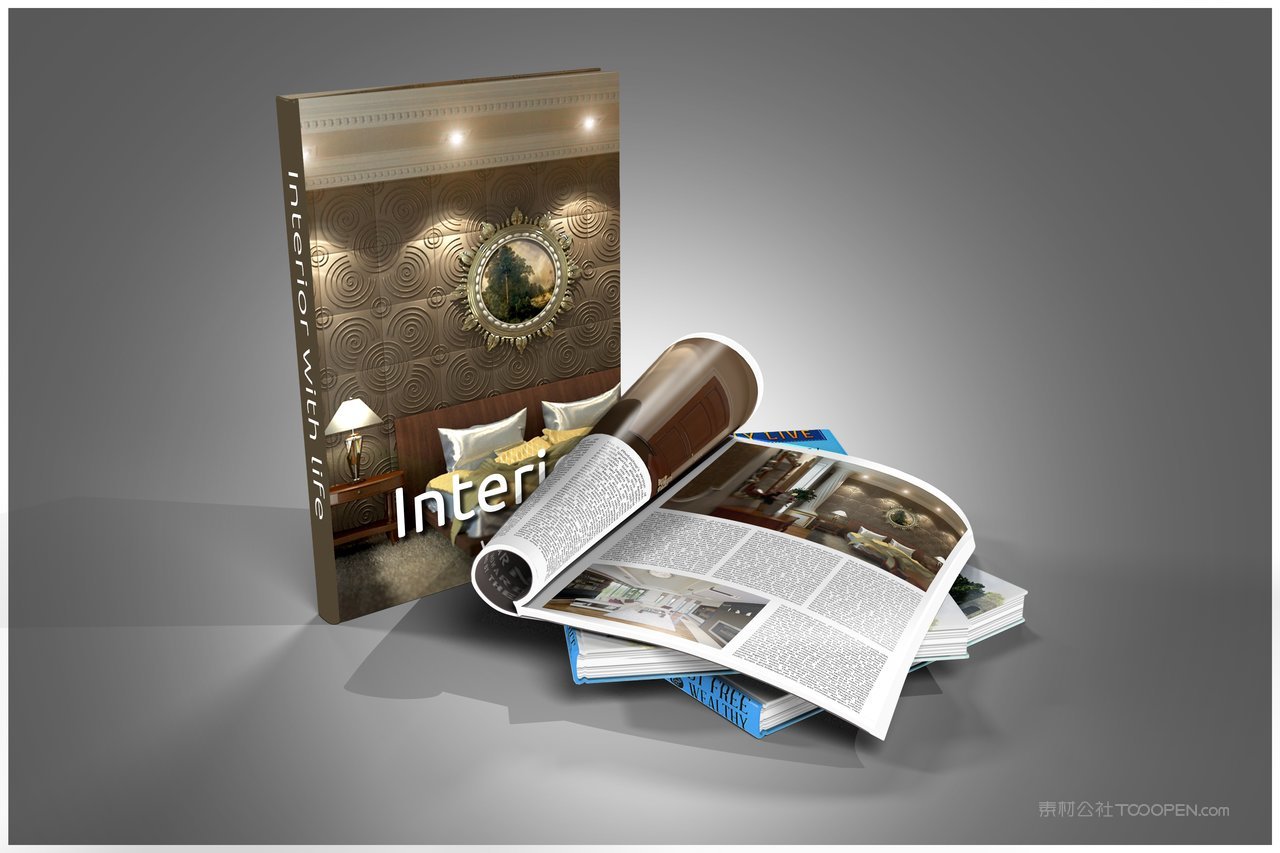 精装书本厚脊书籍场景样机 (24)