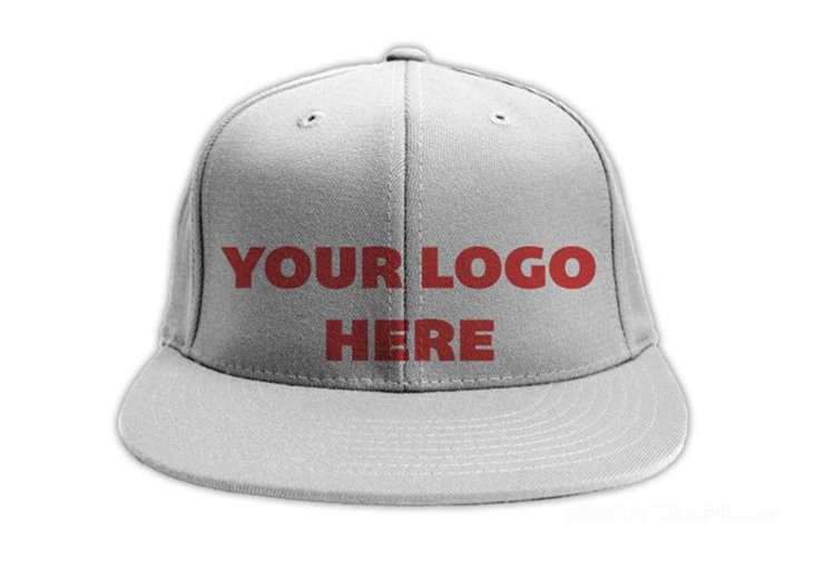 白色棒球帽定制广告鸭舌帽样机