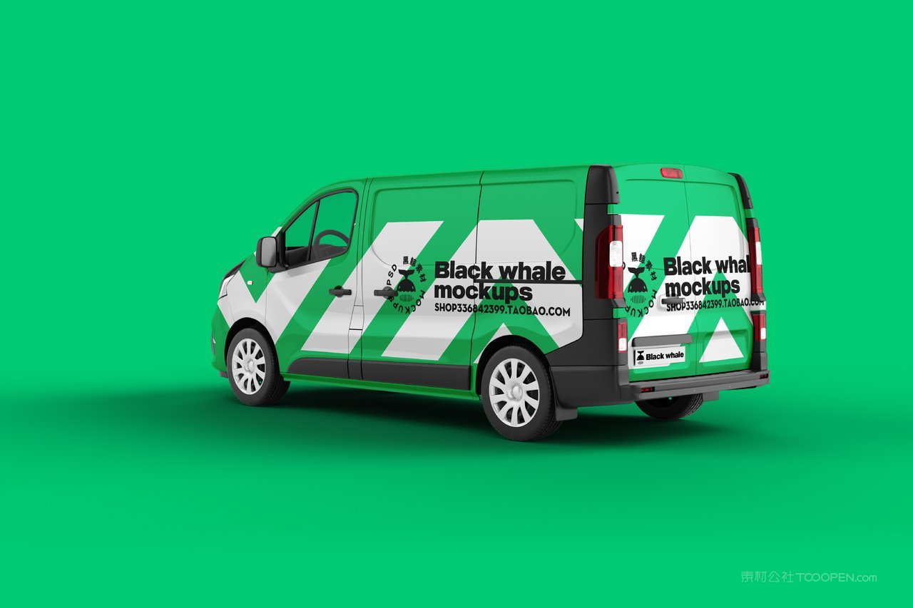 【2118期】厢式货车贴图样机 (4)